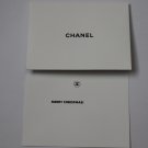 Authentic CHANEL Merry Christmas Greeting Card & Envelope Blank 13 cm x 9 cm Gift Set