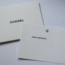 Authentic CHANEL Happy Birthday Greeting Card & Envelope Blank 13 cm x 9 cm Gift Set
