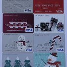 8 Visa MetaBank Collectible Thank You Debit Credit Gift Card Empty No $0 Value Simon