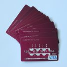 10 Visa MetaBank Collectible Debit Credit Gift Card Empty No $0 Value Simon