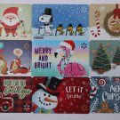 9 Walmart Christmas Holiday Collectible Gift Card Empty No $0 Value Lot Set