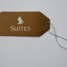 Singapore Airlines Suites Class Luggage Baggage Bag Paper Tag Brown