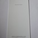 Park Hyatt Busan Luxury Hotel Notepad Note Pad Stationary 7" x 4" 10 Loose Sheet