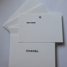 5 CHANEL Authentic BEST WISHES Greeting Card & Envelope Blank 13 cm x 9 cm Gift Set