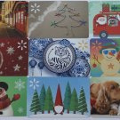 9 Walmart Christmas Holiday New Year Collectible Gift Card Empty No $0 Value Lot Set