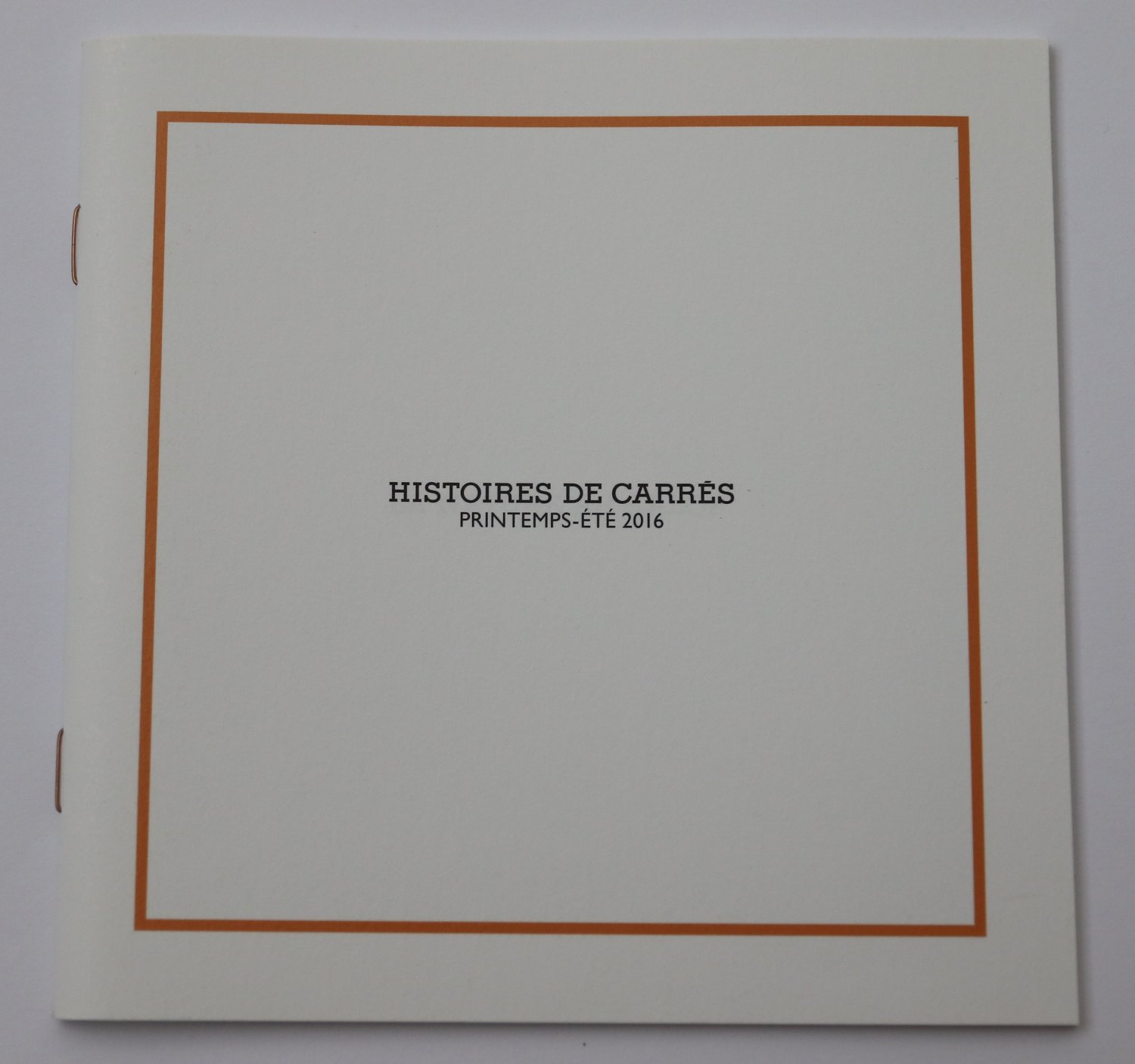 Hermes 2016 Spring Summer Scarf Booklet Histoires de Carres in French