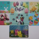 7 Walmart Easter Bunny Egg Collectible Gift Card Empty No $0 Value Lot Set