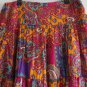 Ralph Lauren Skirt L Long Boho Paisley Tiered Cotton Multi New