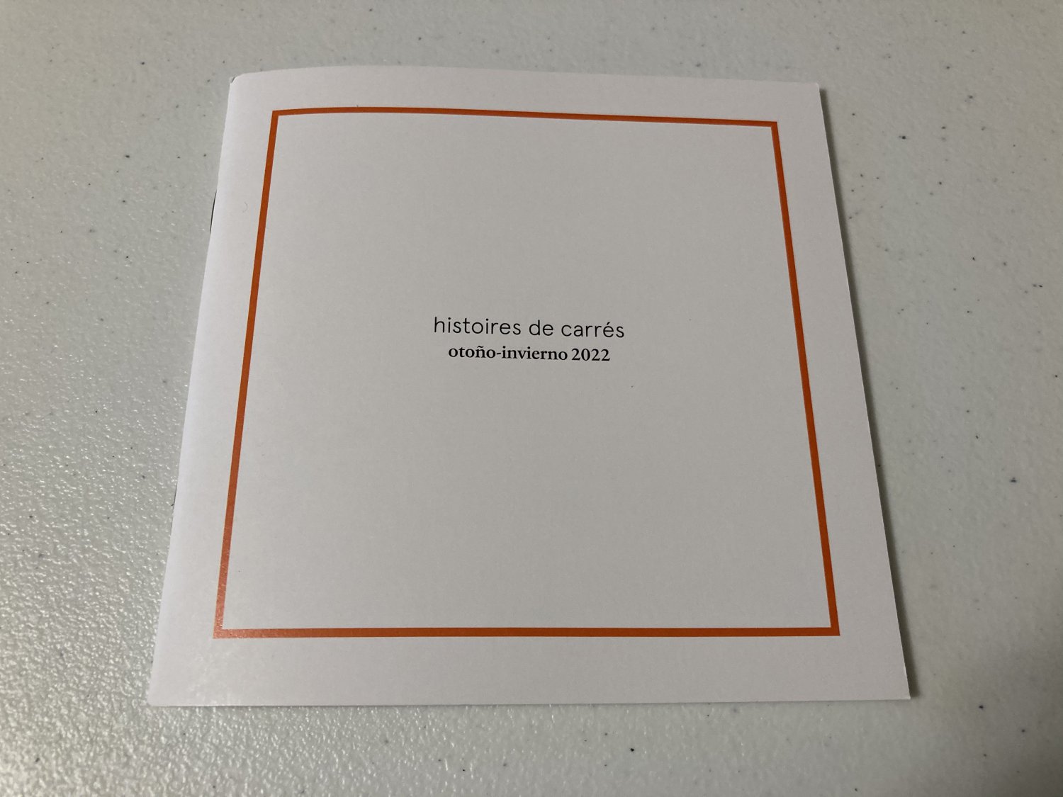 Hermes 2022 Autumn Winter Scarf Booklet Histoires de Carres Brochure Catalog