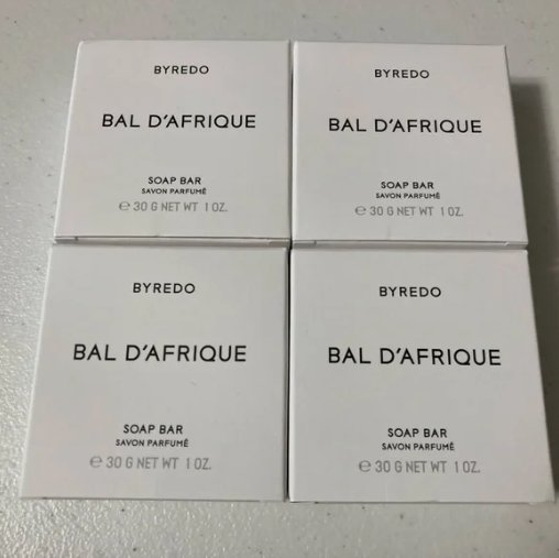 4 Byredo Bal d’afrique Soap Bar Travel Lot Set