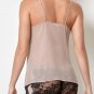 Millesime Camisole Top for Women SIZE XS Camisole Pajama Top Sheer Sleepwear Nightwear