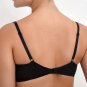 Millesime Sheer Lace Bra Black | Transparent Bralette, See-Through Everyday Bra, Lace Underwear