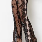 Millesime Lace Lounge Pants Size MEDIUM See Through Pants Plus Size Luxury Pajama Pants