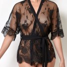 Millesime Lace See Through Top SIZE 3XL Nightshirt Pajama Top Sheer Top Sexy Nightwear