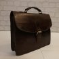 Leather made messenger camel branded product