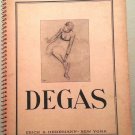 Hilaire-Germain Edgard Degas, 1834-1917: 30 Drawings & Pastels-Spiralbound-1944