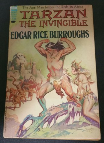 Tarzan The Invincible by  Edgar Rice Burroughs  Ace Paperback F-189