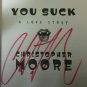You Suck by Christopher Moore - Signed Advance Reader's Copy