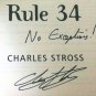 Rule 34 by Charles Stross - Signed Hb.