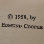 Tomorrow's Gift by Edmund Cooper - 1st Pb. Edn.