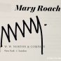 Gulp : Adventures on the Alimentary Canal by Mary Roach - Signed 1st Hb Edn.