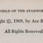 World Of The Starwolves: Starwolf #3 by Edmond Hamilton - 1st Pb Edn