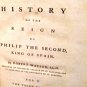 THE HISTORY OF THE REIGN OF PHILIP THE 2ND, KING OF SPAIN by ROBERT WATSON,1779