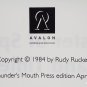 Master of Space and Time by Rudy Rucker - 1st Trade Pb Edn
