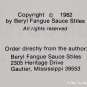Cajun Odyssey by Beryl F Angue Sauce Stiles - Signed 1st Trade Pb Printing