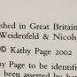 The Story of My Face by Kathy Page - 1st Hb Edn