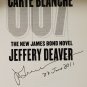 007 Carte Blanche by Jeffery Deaver - Signed 1st Hb Edn