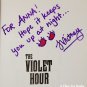 The Violet Hour by Whitney A. Miller - Signed 1st Trade Pb