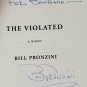 The Violated by Bill Pronzini - Signed 1st Hb Edn