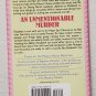 AN Unmentionable Murder: Manor House vol. 9 by Kate Kingsbury - 2nd Printing