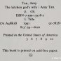 Kitchen God's Wife by Amy Tan - Signed Hardback Edition - 5th Printing