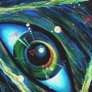 Eye of Immortal Eternity. Timeless space 2. Painting by Sofia Goldberg. Original
