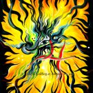 Eye of Nirvana. Beginning of immortality. Original painting by Sofia Goldberg