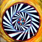 Astral map of the world. Original acrylic painting 16x20" by Sofia Goldberg