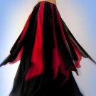 Ameynra Bellydance Skirt. Black red chiffon, with petals. New