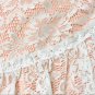White Lace Kitchen Valance Horizontal Mini Curtain