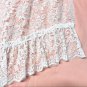 White Lace Kitchen Valance Horizontal Mini Curtain