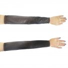 Sleeves for belly dance costume, evening, show. Gray silver sparkling. Size M/L