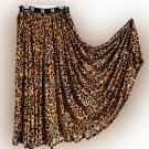 Animal print maxi skirt. New NWT Plus Size 3X. Maxi skirt in leopard colors