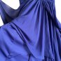 Blue chiffon high low dress. Long, lined. Beautiful! Size 1/2 fits size XS