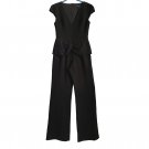 Black Halo women's jumpsuit, black, long, size 4P, new NWT