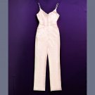 Black Halo women's jumpsuit, very-light pink. Size 0 fits size XS