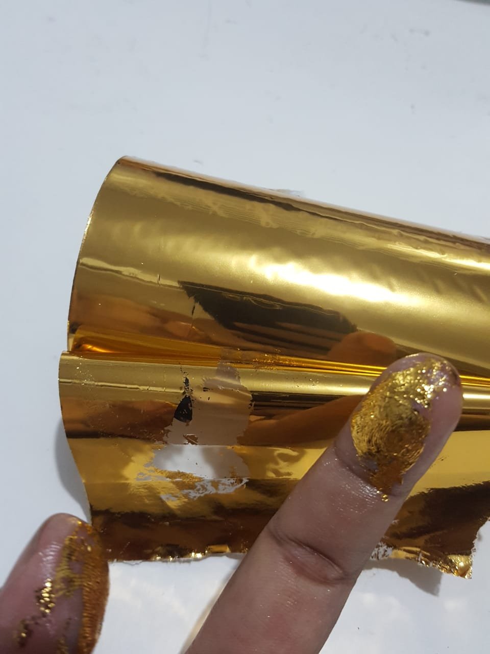 Two-sided Gold foil 11cm x 120meters