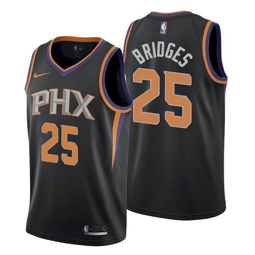 Men's Phoenix Suns #25 Mikal Bridges Statement Swingman Jersey