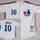 Mitchell And Ness BP Expos #10 Andre Dawson Blue Throwback