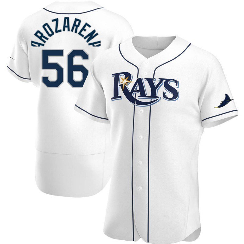 Randy Arozarena #56 Tampa Bay Rays Light Blue Cool Base Stitched Jersey.